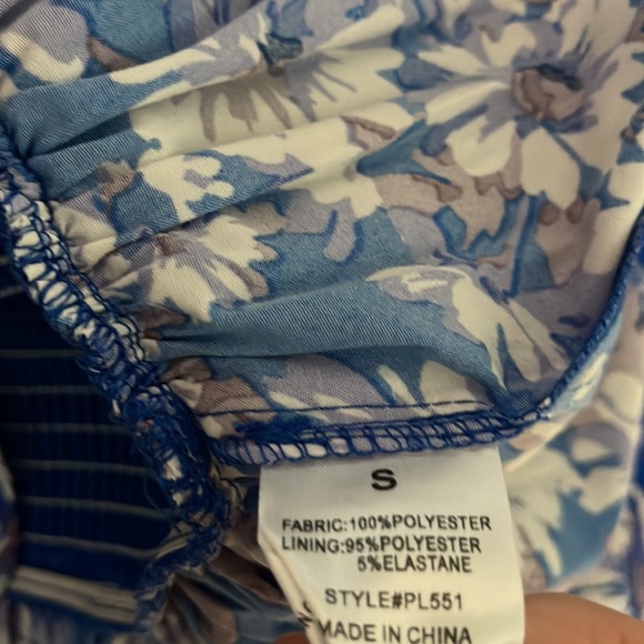 Pink lily tie crop top - Picture 4 of 4